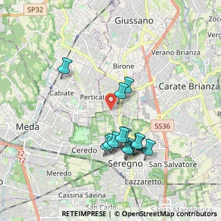 Mappa Via Belluno, 20833 Giussano MB, Italia (1.70286)