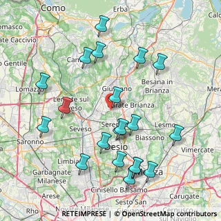 Mappa Via Belluno, 20833 Giussano MB, Italia (8.7475)