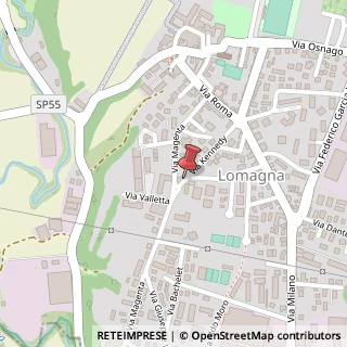 Mappa Via Fratelli Kennedy, 19, 23871 Lomagna, Lecco (Lombardia)