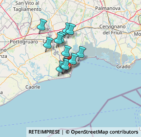 Mappa Via Raggio di Ponente, 33054 Lignano Sabbiadoro UD, Italia (8.38154)