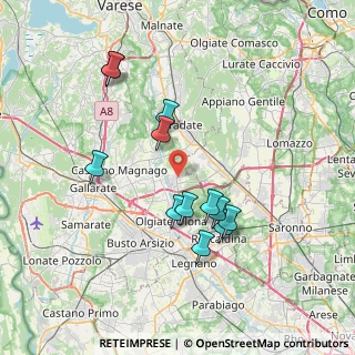 Mappa Via Stelvio, 21050 Gorla Maggiore VA, Italia (6.90583)