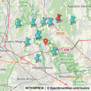 Mappa Via Stelvio, 21050 Gorla Maggiore VA, Italia (3.84091)