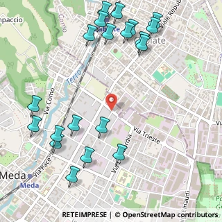Mappa Via Eugenio Montale, 20821 Meda MB, Italia (0.679)