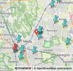Mappa Via Eugenio Montale, 20821 Meda MB, Italia (2.33643)