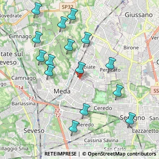 Mappa Via Eugenio Montale, 20821 Meda MB, Italia (2.31333)