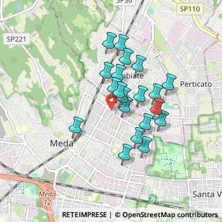 Mappa Via Eugenio Montale, 20821 Meda MB, Italia (0.7265)