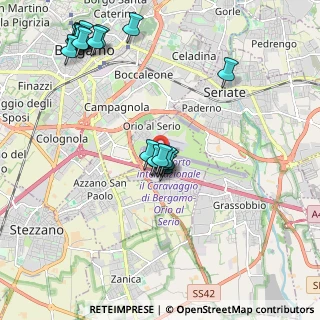 Mappa 24050 Orio al serio BG, Italia (2.2515)