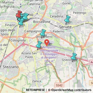 Mappa 24050 Orio al serio BG, Italia (2.76455)