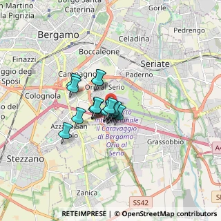 Mappa 24050 Orio al serio BG, Italia (0.89667)