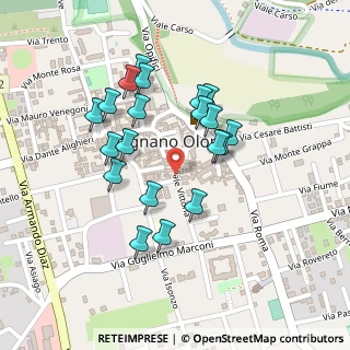 Mappa Via G. Mazzini, 21054 Fagnano Olona VA, Italia (0.2055)