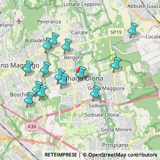 Mappa Via G. Mazzini, 21054 Fagnano Olona VA, Italia (2.03643)