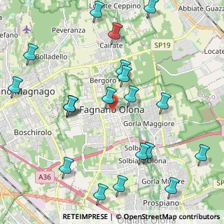 Mappa Via G. Mazzini, 21054 Fagnano Olona VA, Italia (2.5)