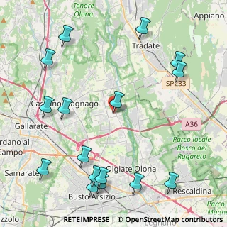 Mappa Via G. Mazzini, 21054 Fagnano Olona VA, Italia (5.54813)