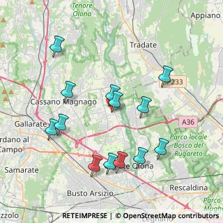 Mappa Via G. Mazzini, 21054 Fagnano Olona VA, Italia (3.96538)