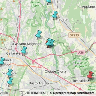 Mappa Via G. Mazzini, 21054 Fagnano Olona VA, Italia (5.58417)