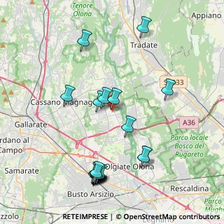 Mappa Via G. Mazzini, 21054 Fagnano Olona VA, Italia (4.5205)