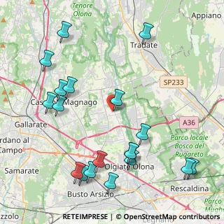 Mappa Via G. Mazzini, 21054 Fagnano Olona VA, Italia (5.08316)