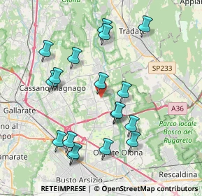 Mappa Via G. Mazzini, 21054 Fagnano Olona VA, Italia (3.96722)