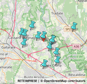 Mappa Via G. Mazzini, 21054 Fagnano Olona VA, Italia (3.03769)