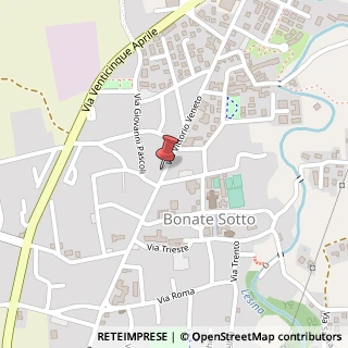 Mappa Via Vittorio Veneto, 36, 24040 Bonate Sotto, Bergamo (Lombardia)