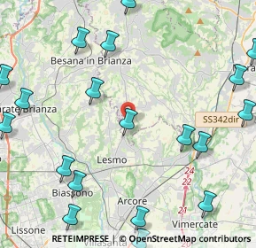 Mappa Via San Giovanni Bosco, 23880 Casatenovo LC, Italia (5.997)
