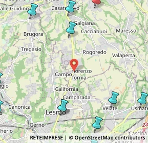 Mappa Via San Giovanni Bosco, 23880 Casatenovo LC, Italia (3.7265)