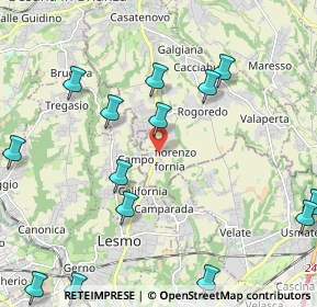 Mappa Via San Giovanni Bosco, 23880 Casatenovo LC, Italia (2.68429)