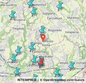 Mappa Via San Giovanni Bosco, 23880 Casatenovo LC, Italia (3.061)