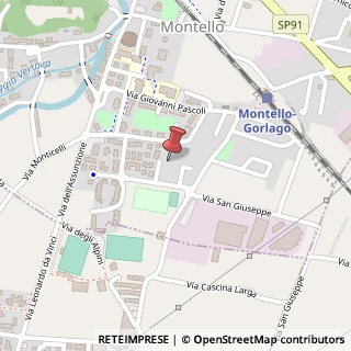 Mappa Via Torquato Tasso, 19, 24060 Montello, Bergamo (Lombardia)