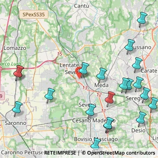 Mappa Via Francioli Giovanni, 20823 Lentate sul Seveso MB, Italia (5.988)