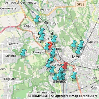 Mappa Via Francioli Giovanni, 20823 Lentate sul Seveso MB, Italia (2.0415)