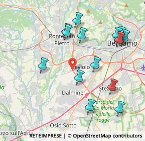 Mappa Via Enrico Frizzoni, 24048 Treviolo BG, Italia (4.374)