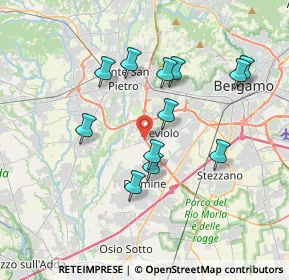 Mappa Via Enrico Frizzoni, 24048 Treviolo BG, Italia (3.345)