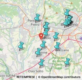 Mappa Via Enrico Frizzoni, 24048 Treviolo BG, Italia (4.25684)