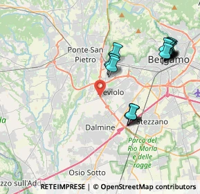 Mappa Via Enrico Frizzoni, 24048 Treviolo BG, Italia (4.304)