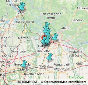 Mappa Via Enrico Frizzoni, 24048 Treviolo BG, Italia (10.53917)