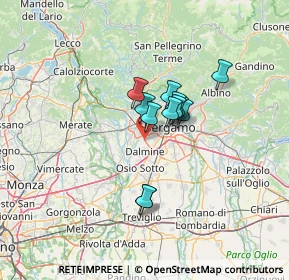 Mappa Via Enrico Frizzoni, 24048 Treviolo BG, Italia (8.55083)