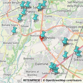 Mappa Via Enrico Frizzoni, 24048 Treviolo BG, Italia (3.025)