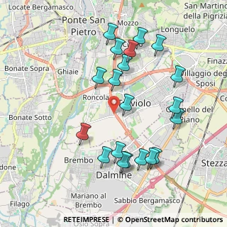 Mappa Via Enrico Frizzoni, 24048 Treviolo BG, Italia (2.0115)
