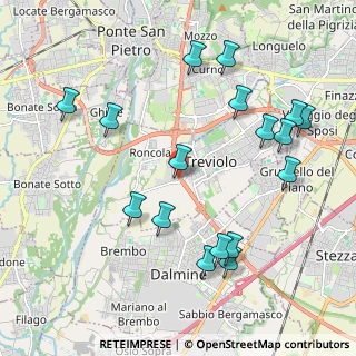 Mappa Via Enrico Frizzoni, 24048 Treviolo BG, Italia (2.25706)