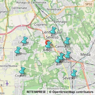 Mappa Via Mancini, 20823 Lentate sul Seveso MB, Italia (2.05364)