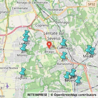 Mappa Via Mancini, 20823 Lentate sul Seveso MB, Italia (2.80833)