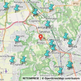 Mappa Via Mancini, 20823 Lentate sul Seveso MB, Italia (3.04176)