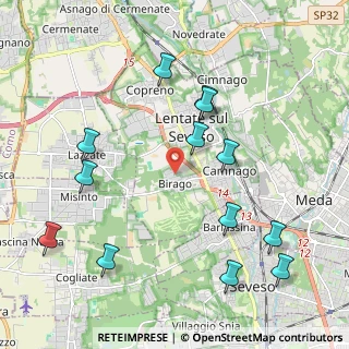 Mappa Via Mancini, 20823 Lentate sul Seveso MB, Italia (2.33154)