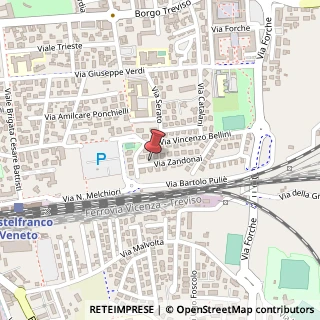 Mappa Via R. Zandonai, 4, 31033 Castelfranco Veneto, Treviso (Veneto)