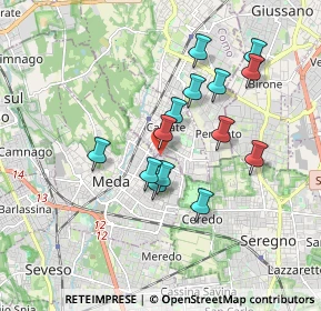 Mappa Via dell'Artigianato, 22060 Cabiate CO, Italia (1.55)