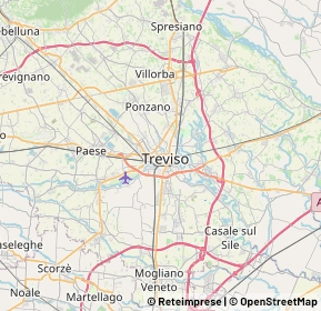Mappa 31100 Treviso TV, Italia (7.0725)