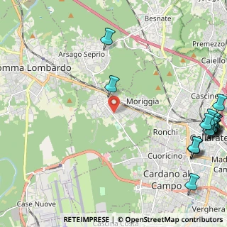 Mappa Via Roma, 21011 Casorate Sempione VA, Italia (3.42889)