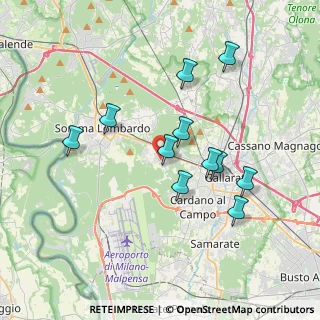 Mappa Via Roma, 21011 Casorate Sempione VA, Italia (3.40909)