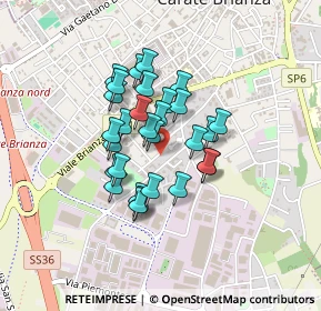 Mappa Via Ovidio, 20841 Carate Brianza MB, Italia (0.3)